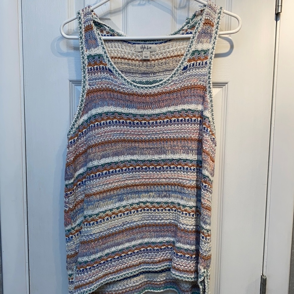 Knit tank top